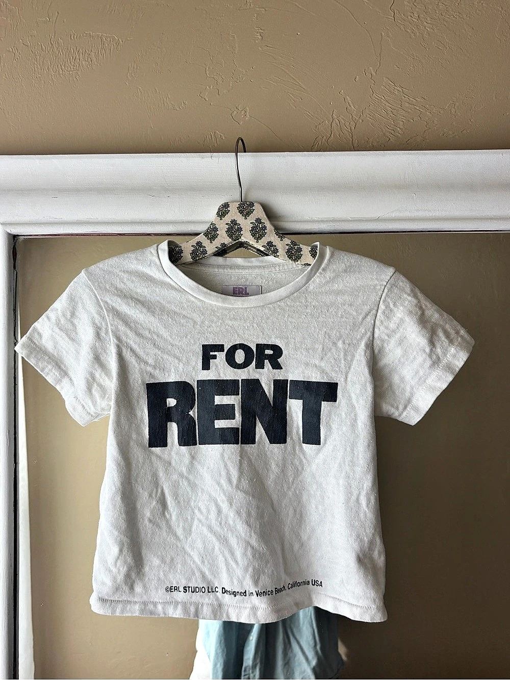 ERL For Rent Graphic Baby Tee